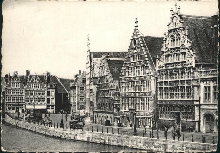 Gent Gand Flandre Quai aux Herbes