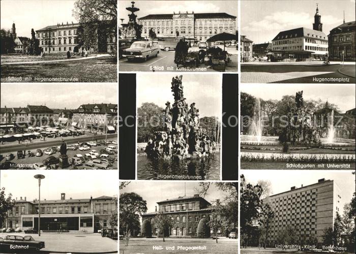 ERLANGEN Bayern Schlossgarten Universitaet Marktplatz
