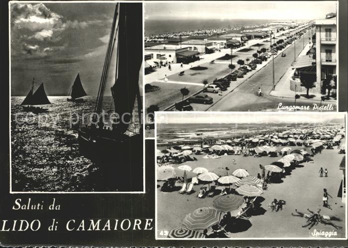 Lido di Camaiore Strand Lungomare Pistelli
