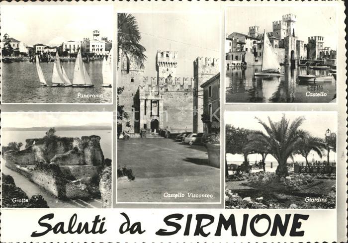 Sirmione Lago di Garda Castello Visconteo Grotte Giardini