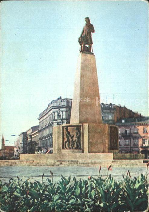 Litzmannstadt Lodz Pomnik Tadeusza Kosciuszki