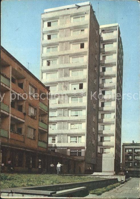 Litzmannstadt Lodz Fragment osiedla mieszkaniowego