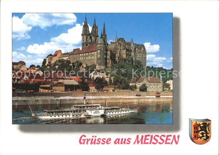 Meissen Elbe Sachsen Albrechtsburg Dom