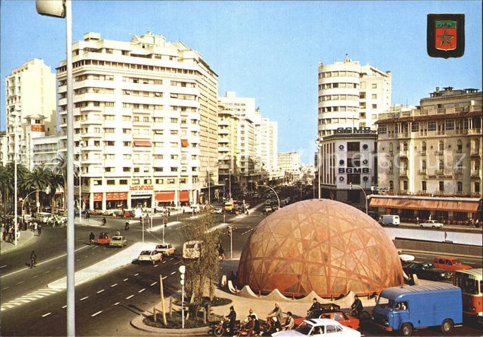 Casablanca Mohammed V. Platz Strasse F.A.R.