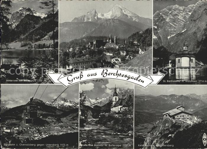 BERCHTESGADEN Bayern Hintersee Watzmann Reiteralpe