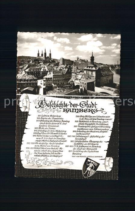 Bamberg Stadtansicht Stadtgeschichte