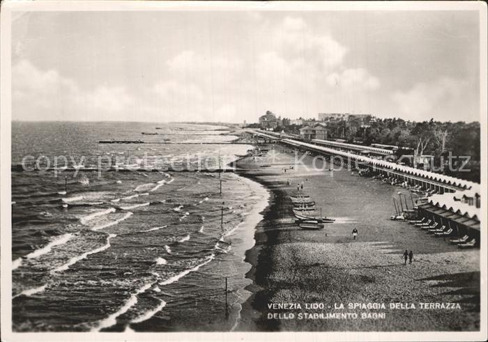 Venezia Venedig La spaggia della Terrazza