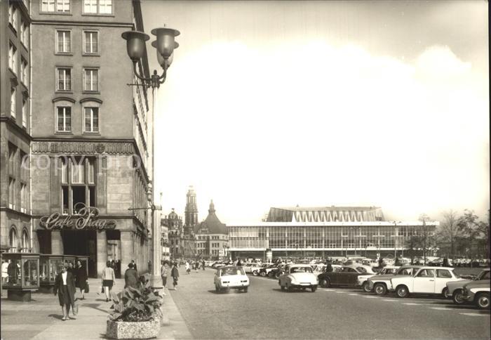 DRESDEN Elbe Altmarkt Kulturpalast