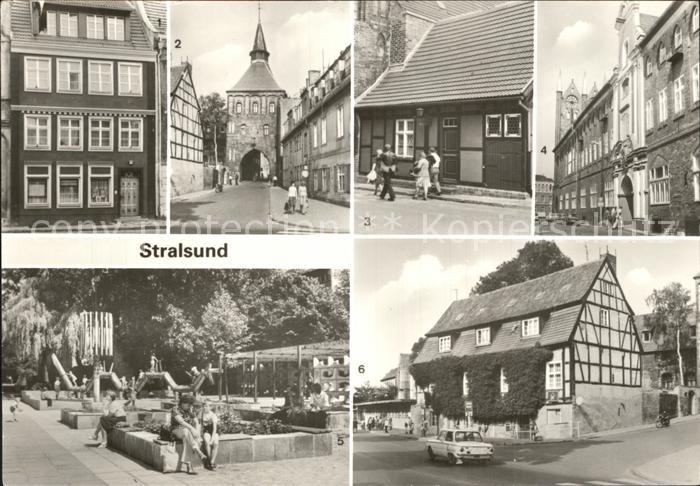 Stralsund Mecklenburg Vorpommern Alter Markt Torschliesserhaeuschen Jugendherber