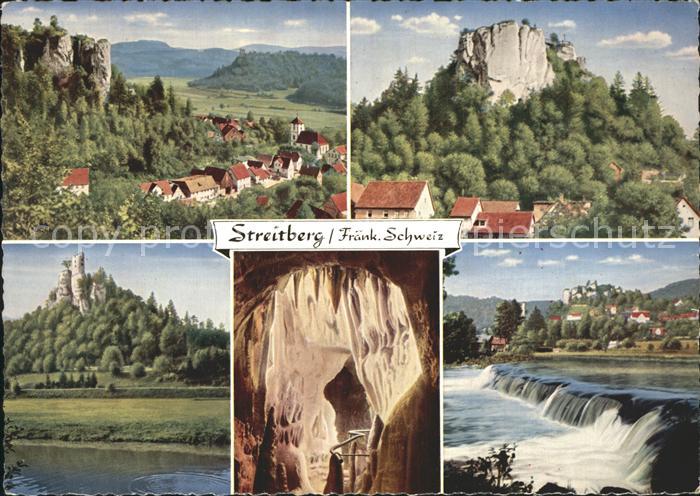 Streitberg Oberfranken Burgruine Teilansicht