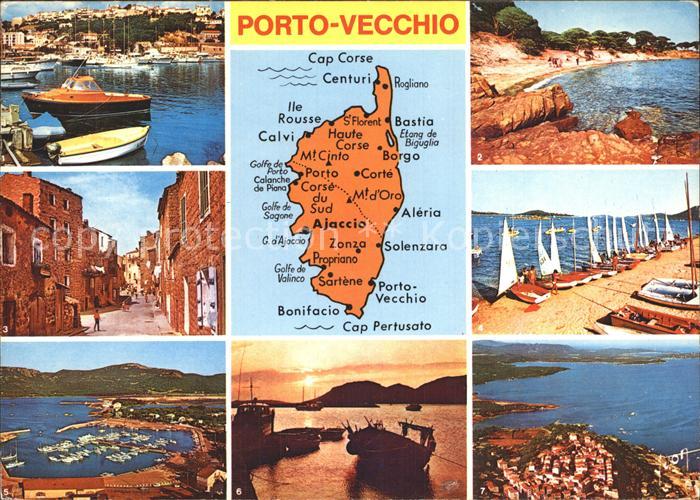 Porto-Vecchio Hafen Strand Segelschule Gasse