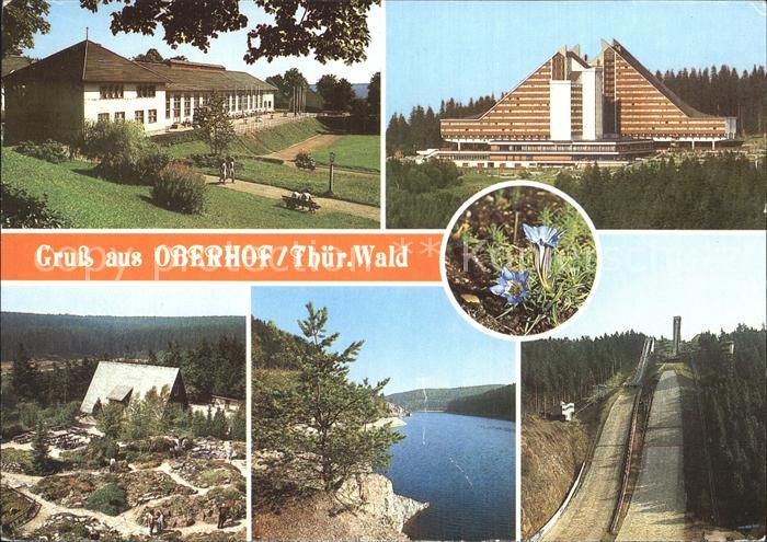 Oberhof Thueringen Haus der Freundschaft Schanze am Rennsteig Ohra Talsperre