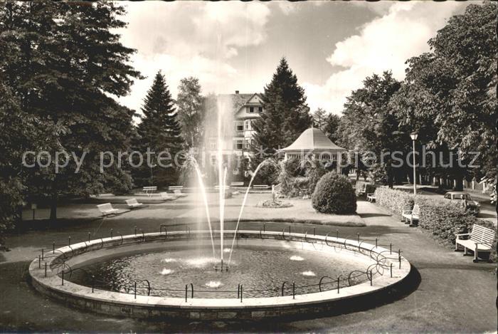 Koenigsfeld Schwarzwald Kurpark Pension Waldesruhe