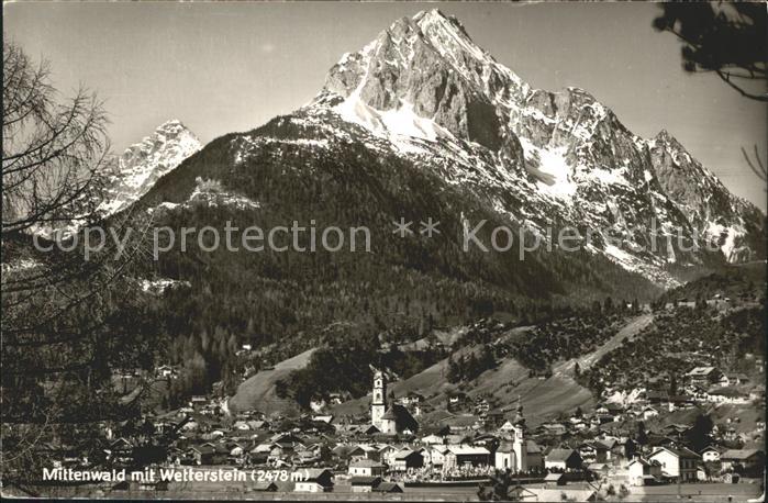 Mittenwald Bayern Wetterstein