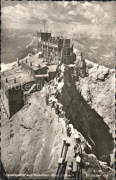 Zugspitze Gipfel Muenchner Haus