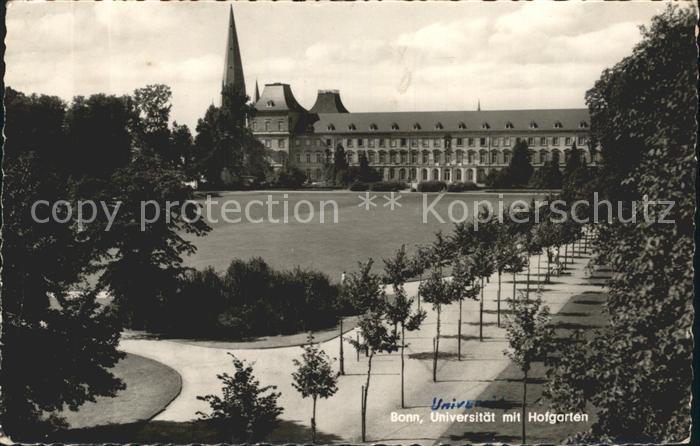 Bonn Rhein Universitaet mit Hofgarten