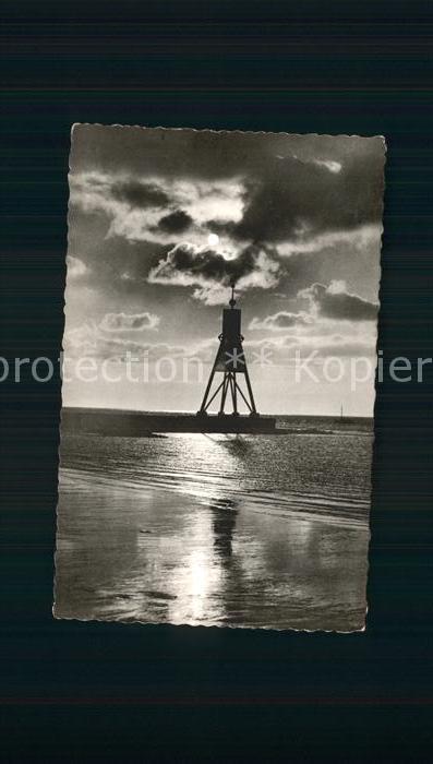 Cuxhaven Nordseebad Kugelbake