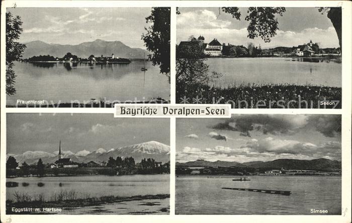 Eggstaett Oberbayern Hartsee Simsee Seeon Fraueninsel