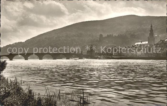 Heidelberg Neckar Morgenstimmung am Neckar