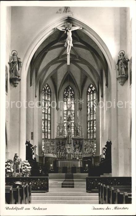 Radolfzell Bodensee Inneres des Muensters