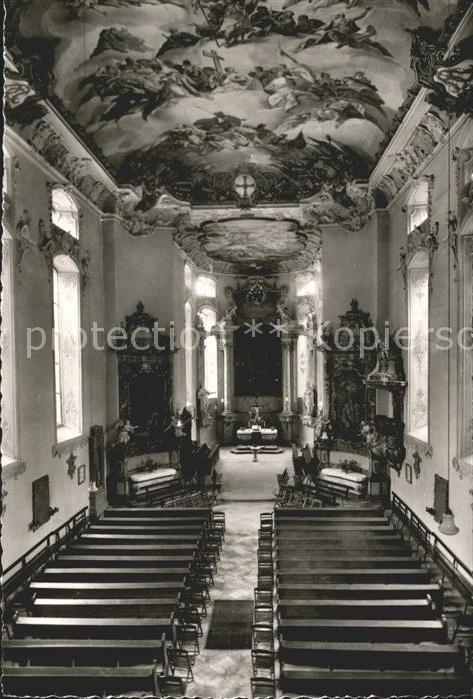 Bad Mergentheim Innenansicht der Schlosskirche