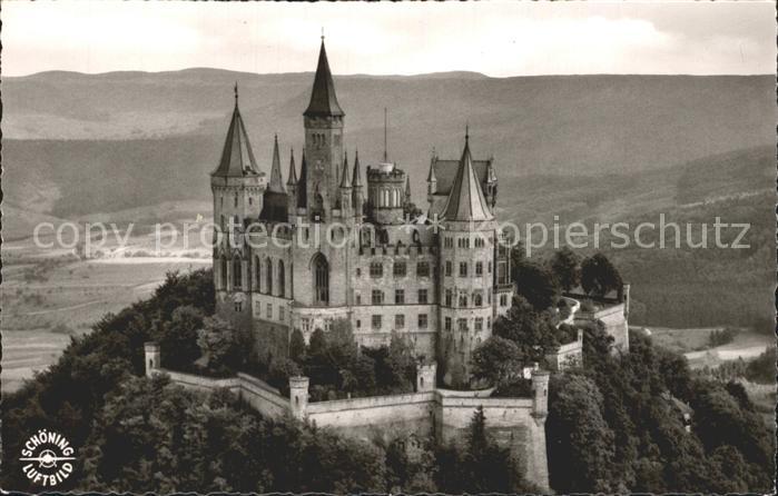 Burg Hohenzollern Fliegeraufnahme