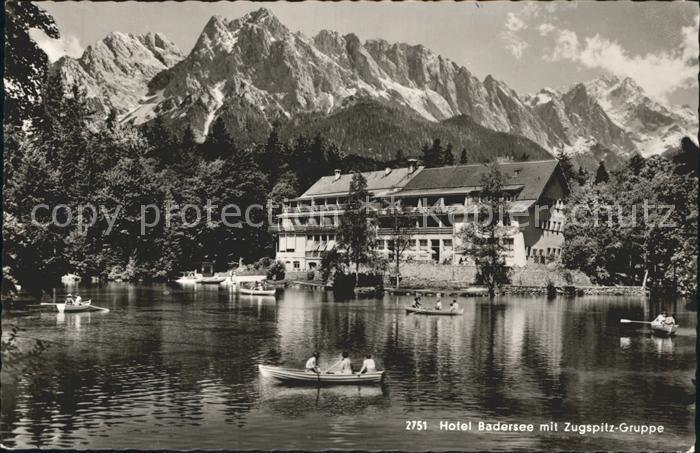 Grainau Hotel Badersee mit Zugspitz Gruppe