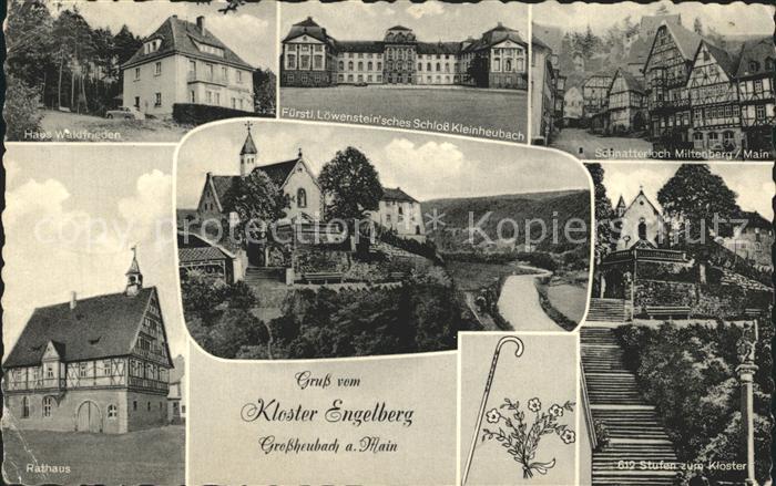 Grossheubach Schloss Kleinheubach Kloster Engelberg Stufen zum Kloster