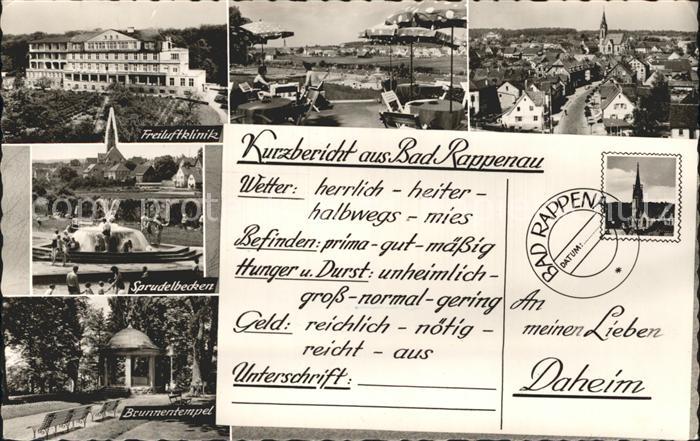 Bad Rappenau Brunnentempel Sprudelbecken Freiluftklinik