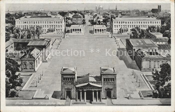 Muenchen Bayern Koenigliche Platz