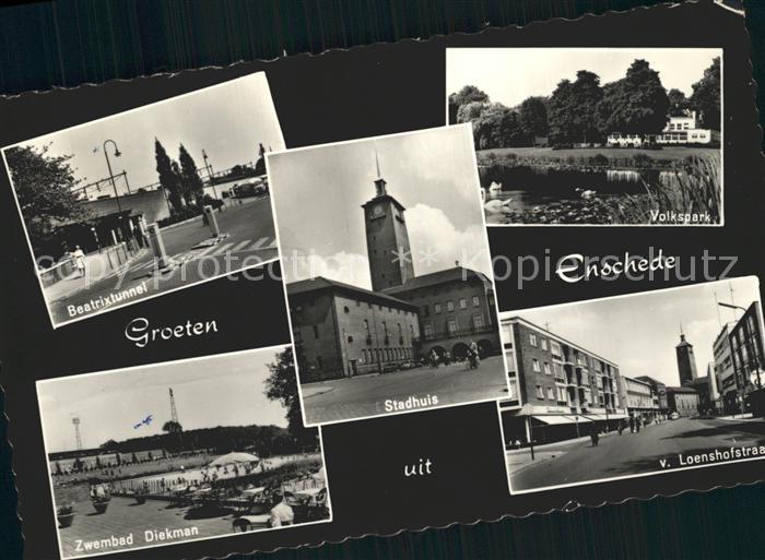 Enschede Volkspark Beatrixtunnel Zwembad Diekman