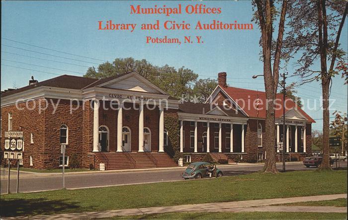 Potsdam New York Municipal Offices Library and Civic Auditorium