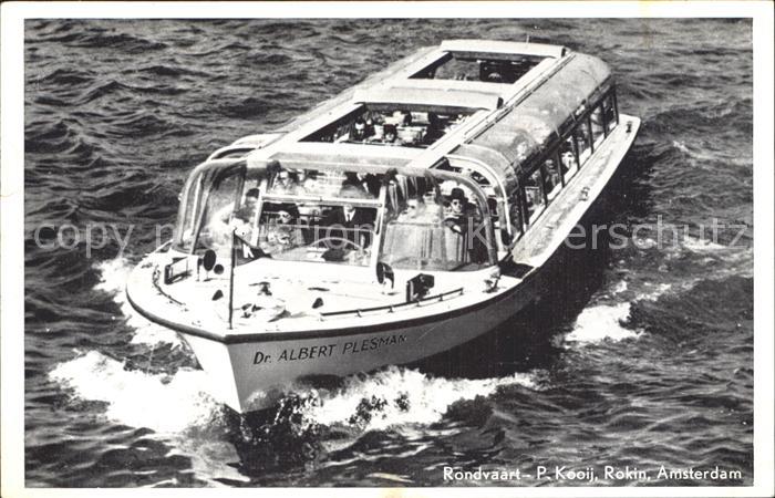 Amsterdam Niederlande Rundfahrt mit dem Schiff Dr. Albert Plesman