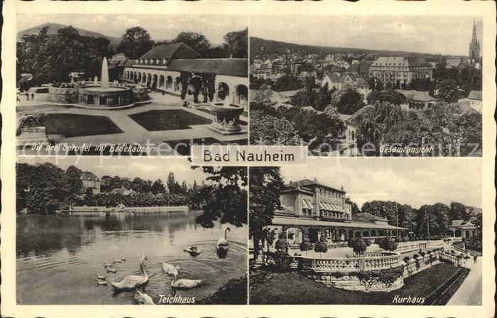 Bad Nauheim Kurhaus Teichhaus Badehaeuser