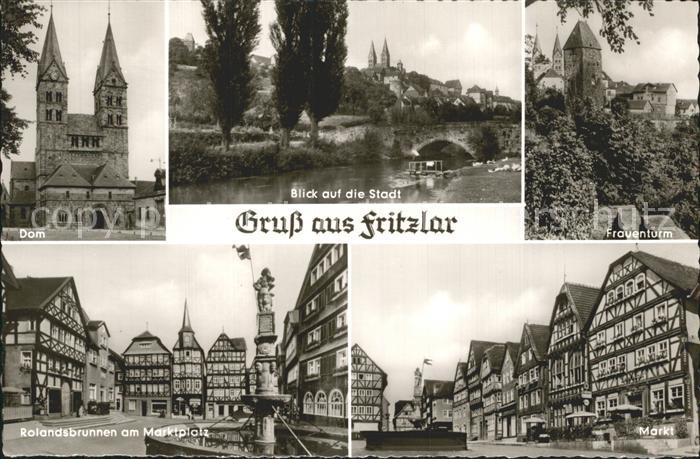 Fritzlar Frauenturm Dom Markt