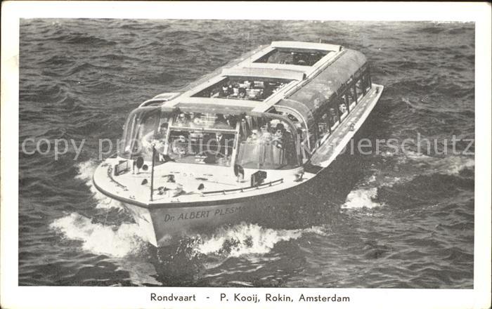 Amsterdam Niederlande Rondvaart door IJ Haven en Grachten