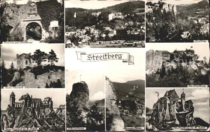 Streitberg Oberfranken Streitburg- Eingang Schauerturm Burg Neudeck