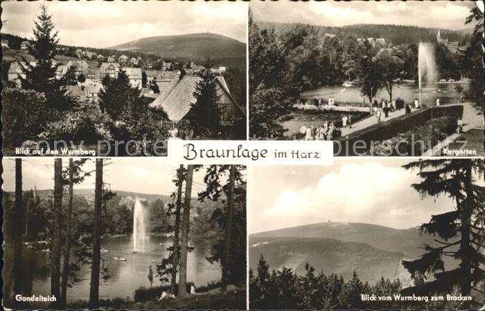 Braunlage Harz Kurgarten Brocken Gondelteich