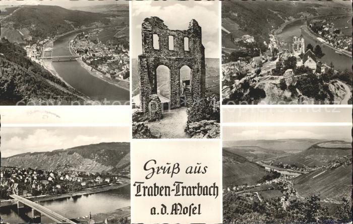 Traben-Trarbach Ruine Stadtansicht