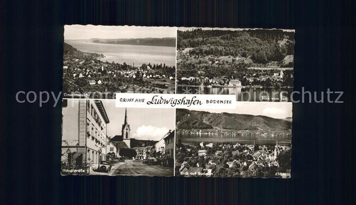 Ludwigshafen Bodensee Hauptstrasse Stadtansicht