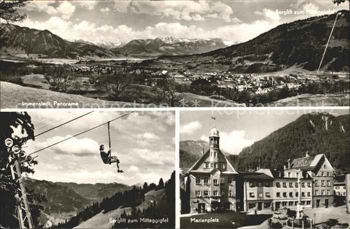 Immenstadt Allgaeu Marienplatz Berglift