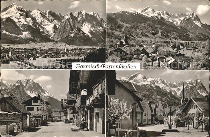 GARMISCH-PARTENKIRCHEN Bayern Stadtansicht