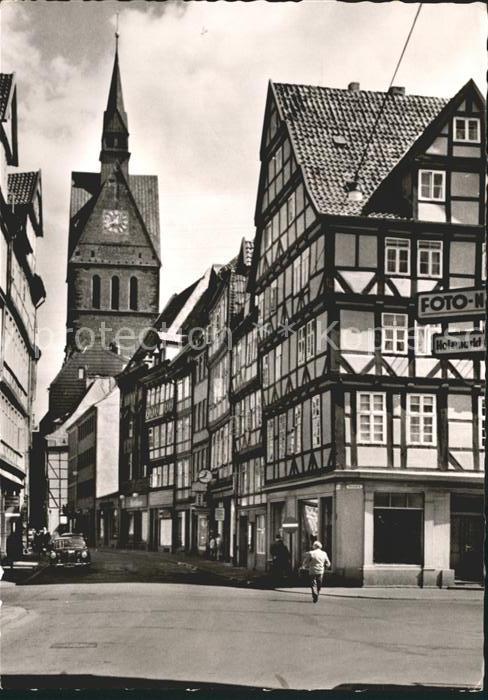 HANNOVER  CITY Kramerstrasse Turm der Marktkirche