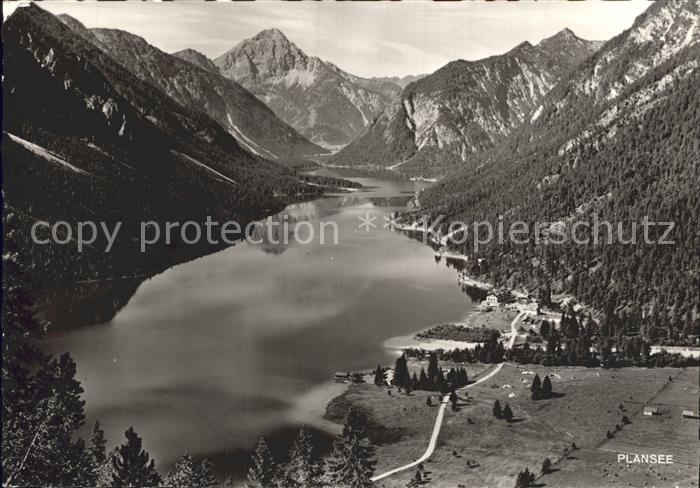 Plansee Fliegeraufnahme mit Thaneller