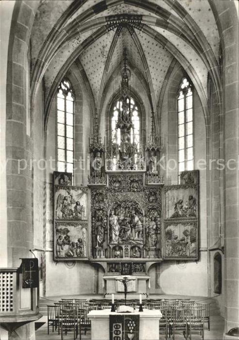 Besigheim Evangelische Stadtkirche Hochaltar von Christoph von Urach
