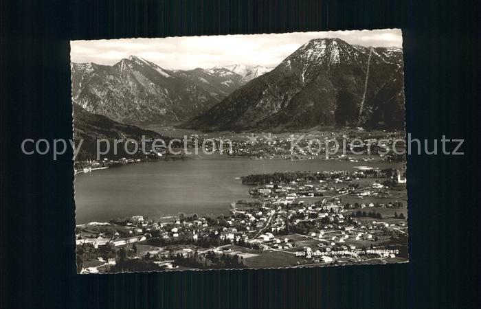 Bad Wiessee Fliegeraufnahme Rottach Egern mit Wahlberg