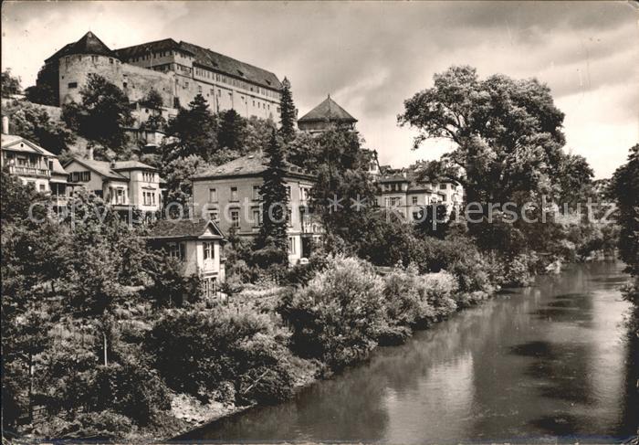 TueBINGEN BW Am Neckar mit Blick zum Schloss