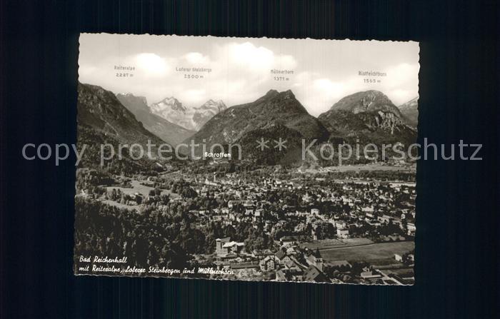 Bad Reichenhall Fliegeraufnahme Reiteralpe Loferer Steinberge