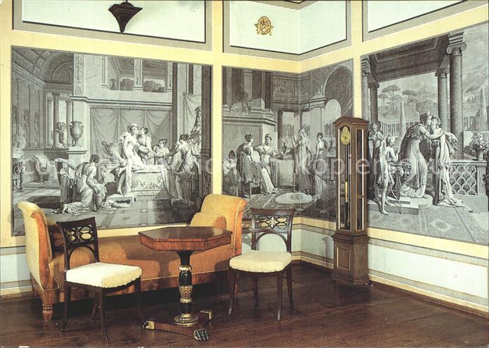 Mueglitztal Schloss Weesenstein Franzoesiche Bildtapete Amor und Psyche