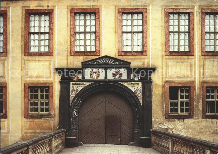 Mueglitztal Schloss Weesenstein Eingangsportal